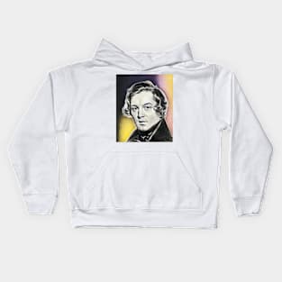 Robert Schumann Portrait | Robert Schumann Artwork 9 Kids Hoodie